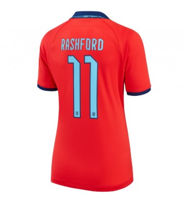 Englanti Marcus Rashford #11 Vieraspaita Naisten EM-Kisat 2020 Lyhyet Hihat